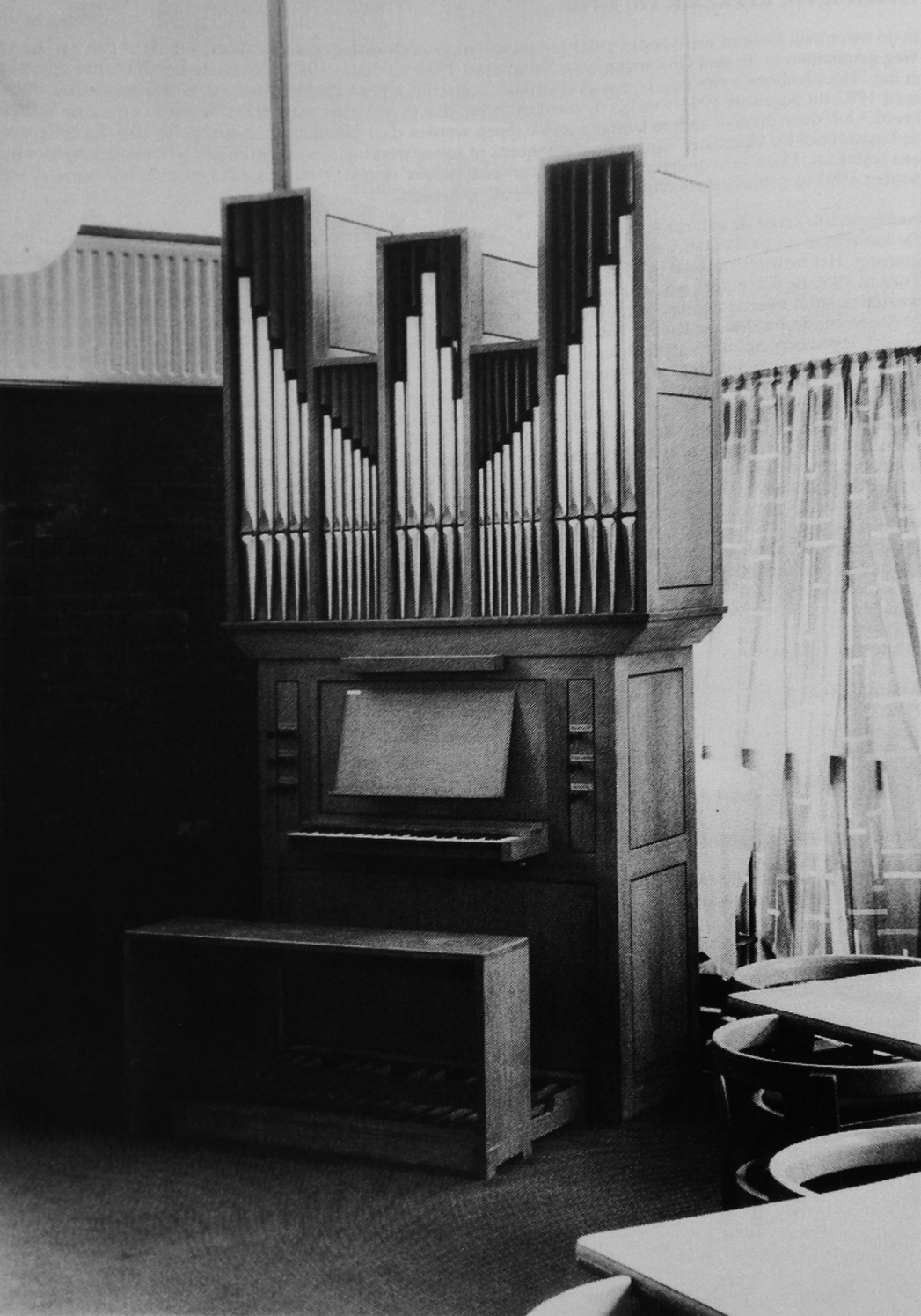 Fama en Raadgever orgel in het oude Martiniziekenhuis